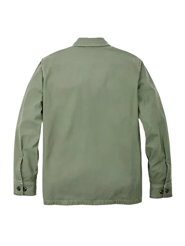Filson Men's Cotton Field Jac-Shirt - Washed Fatigue Green Image 6