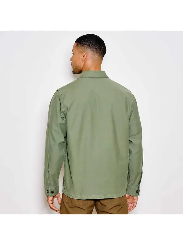 Filson Men's Cotton Field Jac-Shirt - Washed Fatigue Green Image 3