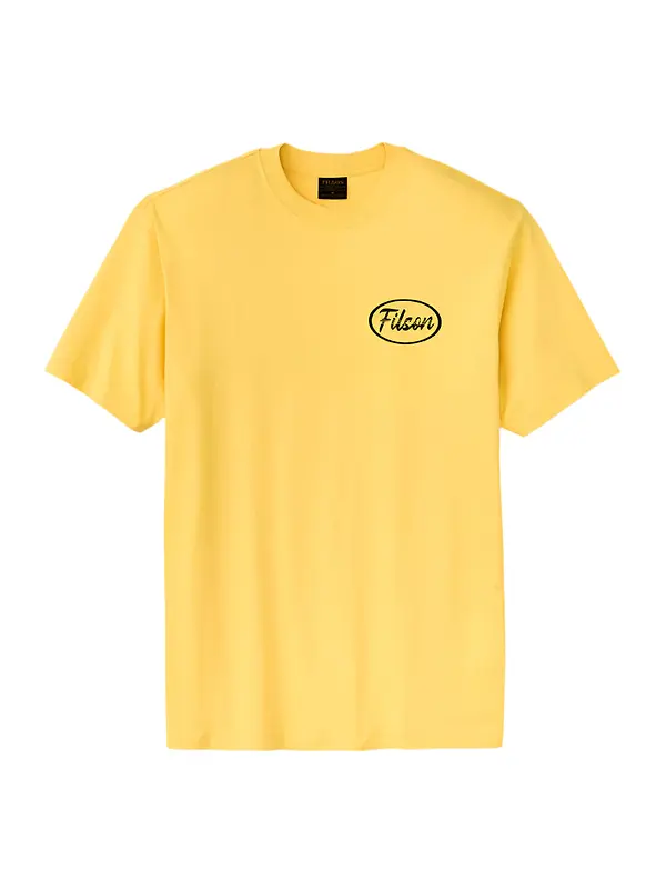 Filson Men's Frontier Graphic T-Shirt - Aspen Gold/Sun Image 1