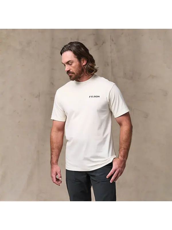 Filson Men's Scenic Graphic T-Shirt - Basswood Image 3