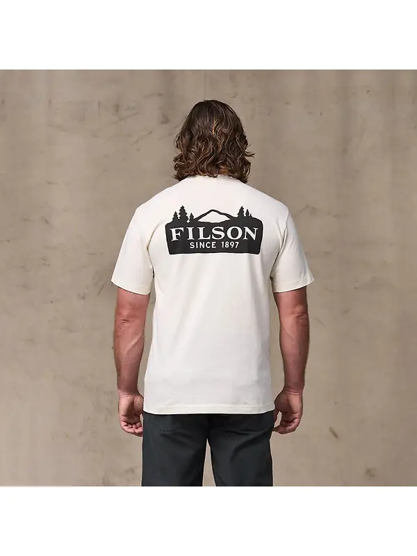 Filson Men's Scenic Graphic T-Shirt - Basswood Image 2