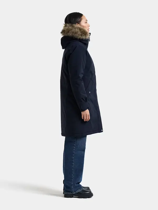 Didriksons Women's Erna Waterproof Parka - Dark Night Blue Image 6