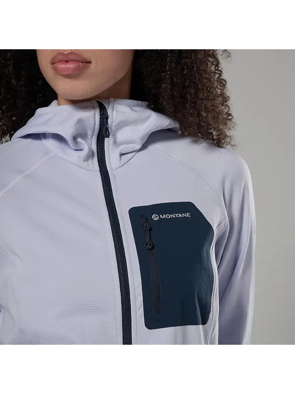 Montane Women's Protium CP Hooded Fleece Jacket - Lilac Haze Image 5