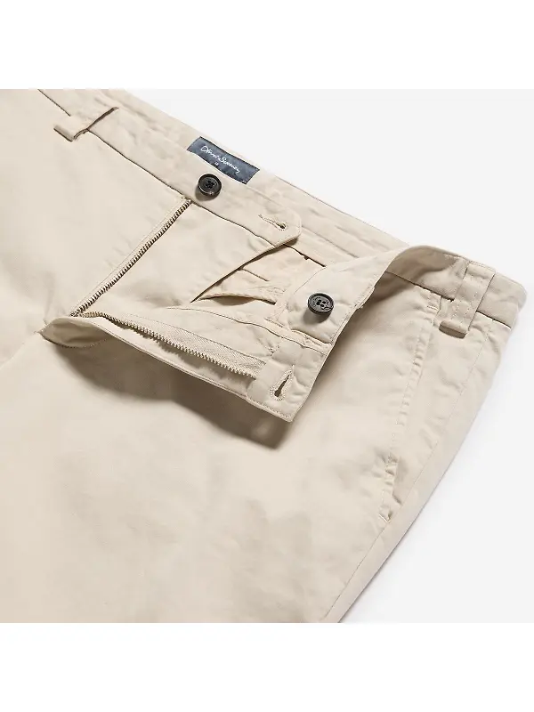 Oliver Sweeney Men's Frades Italian Cotton Shorts - Stone Image 3