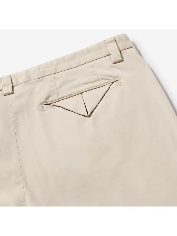 Oliver Sweeney Men's Frades Italian Cotton Shorts - Stone Image 4