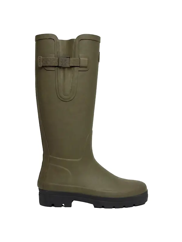 Holland Cooper Men's Farnley Wellingtons - Hunter Green Image 1