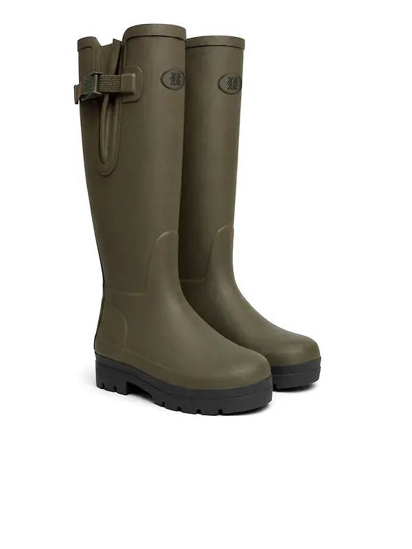 Holland Cooper Men's Farnley Wellingtons - Hunter Green Image 6