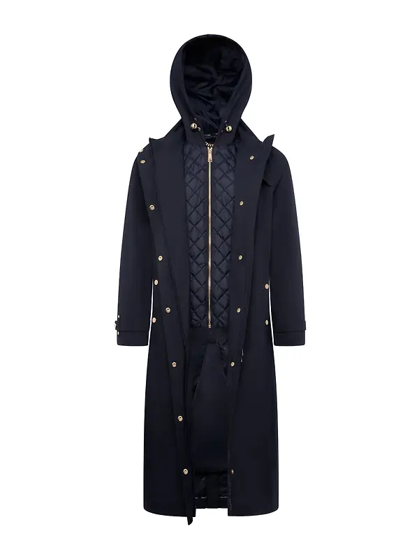 Holland Cooper Women's Folgate Rain Coat - Ink Navy Image 7
