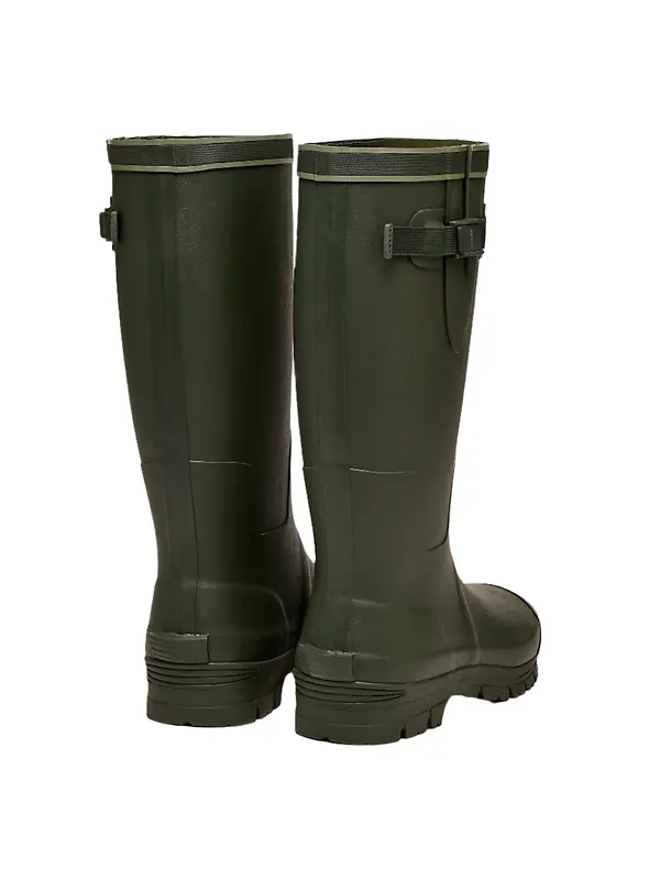 Joules Men's Eckland Adjustable Neoprene Tall Wellies - Green Image 3
