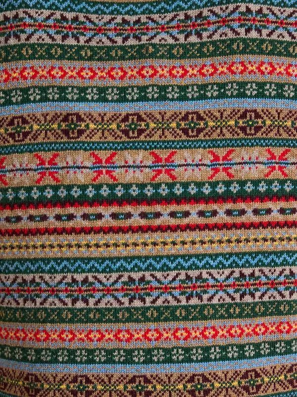 Joules Men's Fairisle Wool Rich Quarter Zip Jumper - Multi Image 6