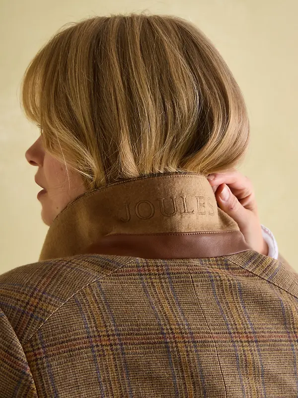 Joules Women's Foxley Tweed Suit Blazer - Check Image 7