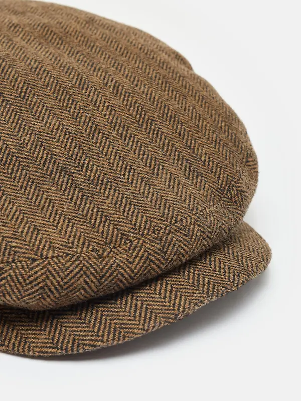 Joules Men's Ashby Flat Cap - Brown Image 3