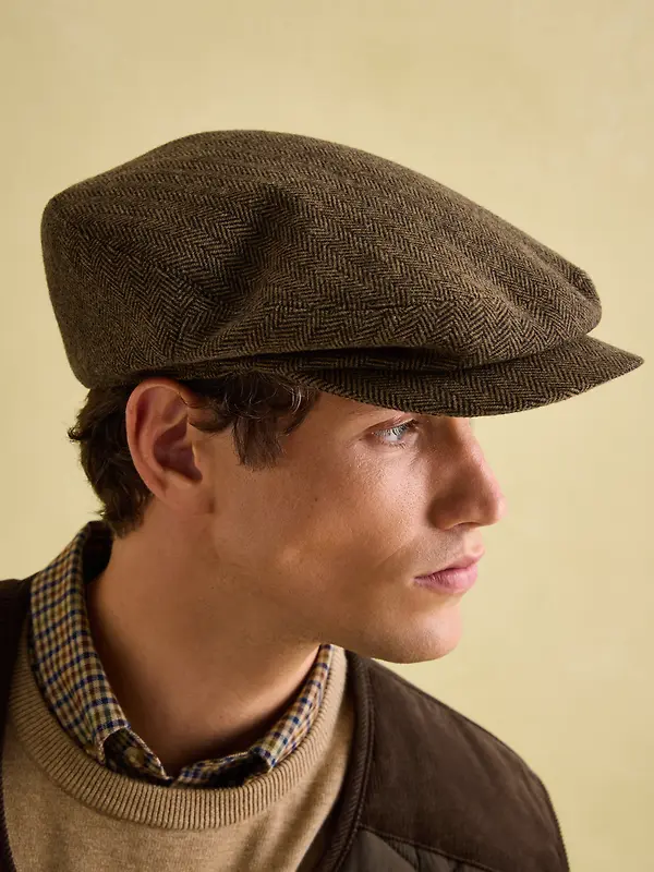 Joules Men's Ashby Flat Cap - Brown Image 4