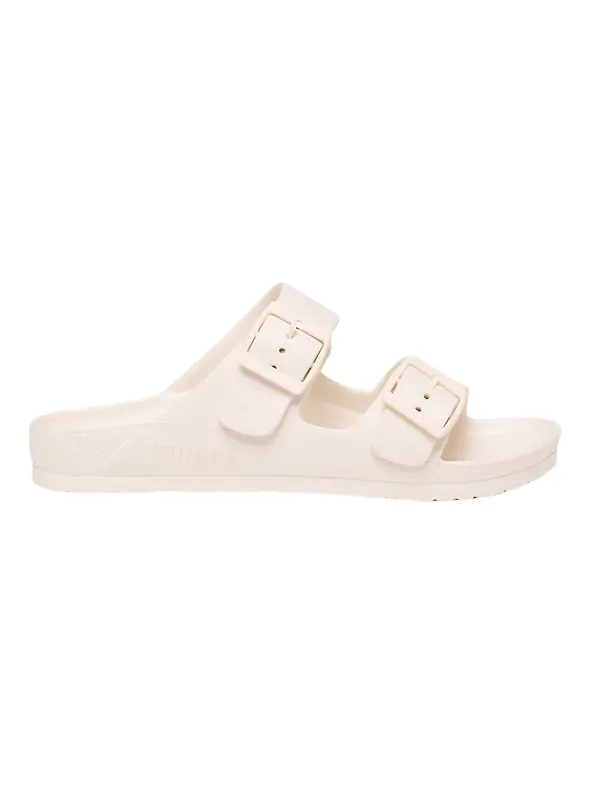 Joules Women's Sunseeker Rubber Sliders - White Image 1