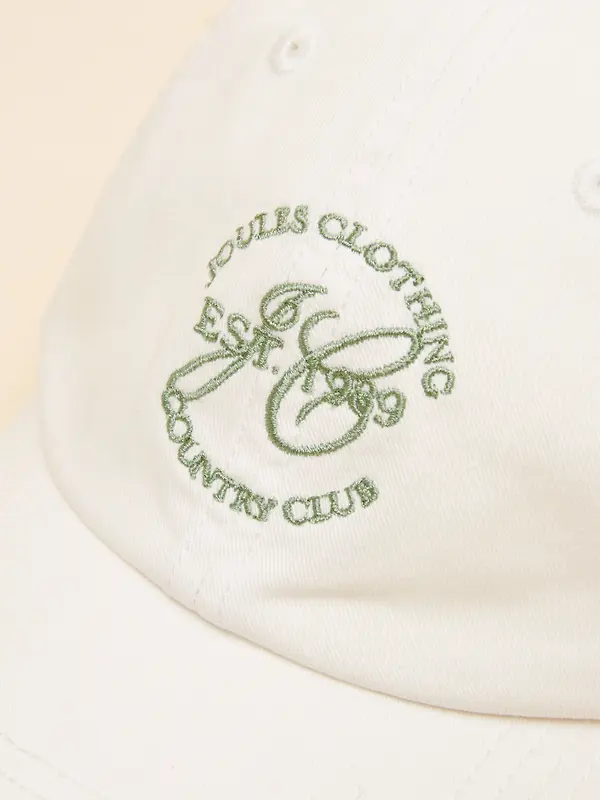 Joules Women's Daley Baseball Cap - White Image 5
