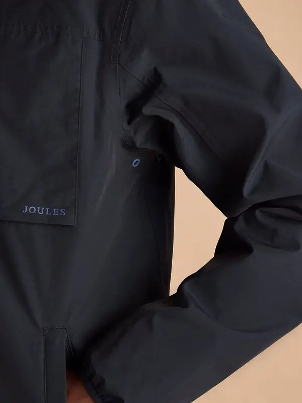 Joules Men's Ayston Lightweight Waterproof Coat - Navy Blue Image 11