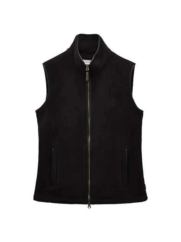 Joules Men's Heritage Fleece Gilet - Black Image 1