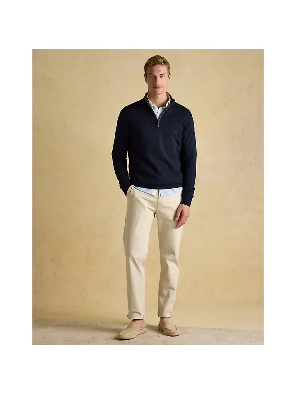Joules Men's Hillside Quarter Zip Knit Jumper - Navy Image 2