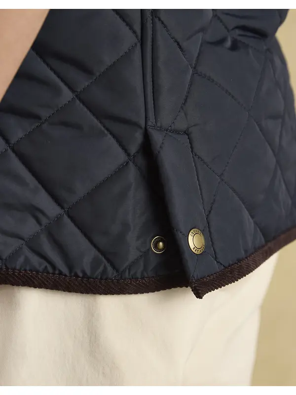 Joules Men's Maynard Diamond Quilted Gilet - Navy Image 8