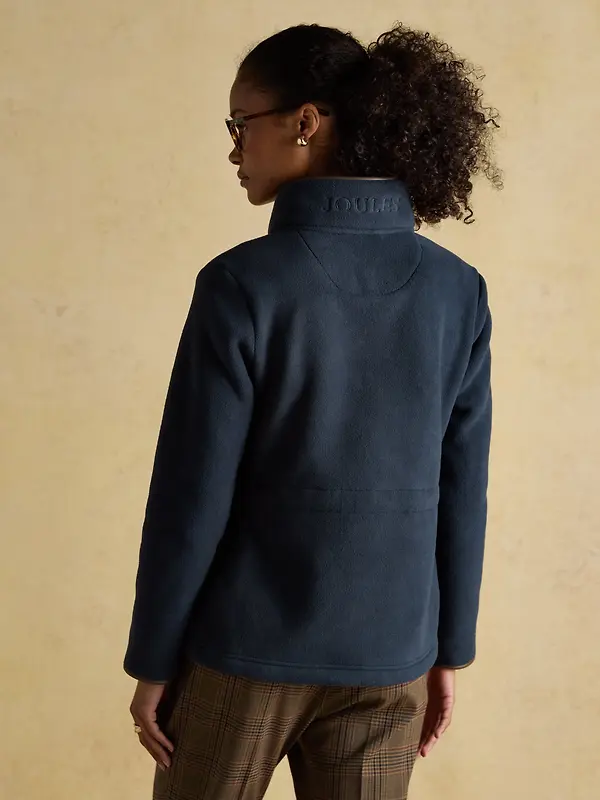Joules Women's Heritage Full Zip Fleece - Navy Image 3