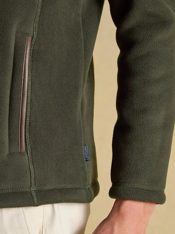 Joules Men's Heritage Quarter Zip Fleece - Dark Green Image 5