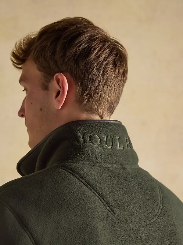 Joules Men's Heritage Quarter Zip Fleece - Dark Green Image 8