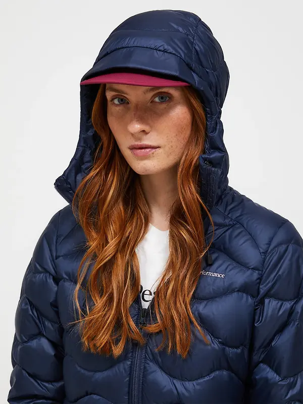 Peak Performance Women's Helium Down Hooded Jacket - Blue Shadow Image 3