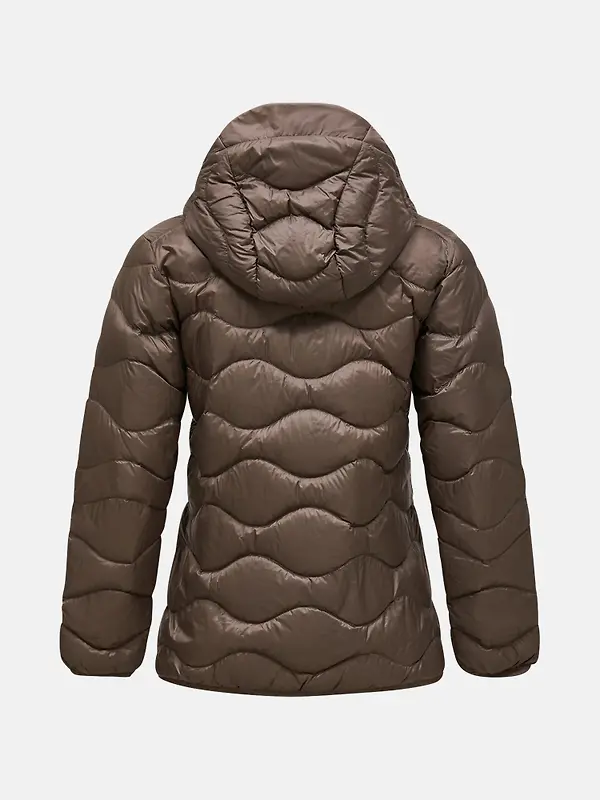 Peak Performance Women's Helium Down Hooded Jacket - Terrain Tan Image 3