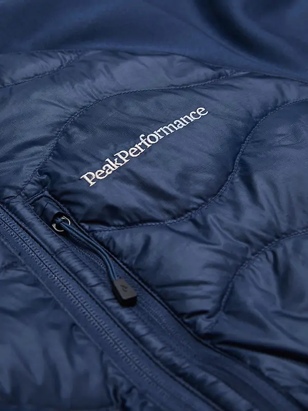 Peak Performance Men's Helium Down Hybrid Hooded Jacket - Blue Shadow Image 9