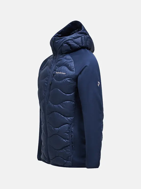 Peak Performance Men's Helium Down Hybrid Hooded Jacket - Blue Shadow Image 7