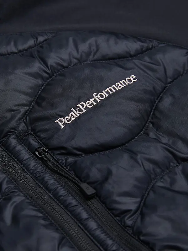 Peak Performance Men's Helium Down Hybrid Hooded Jacket - Black Image 8