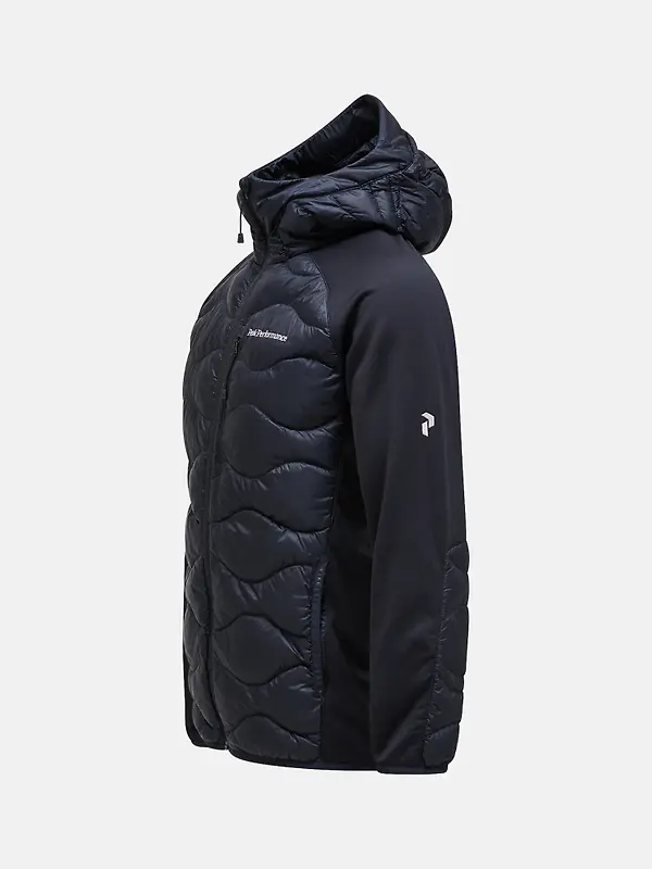 Peak Performance Men's Helium Down Hybrid Hooded Jacket - Black Image 6