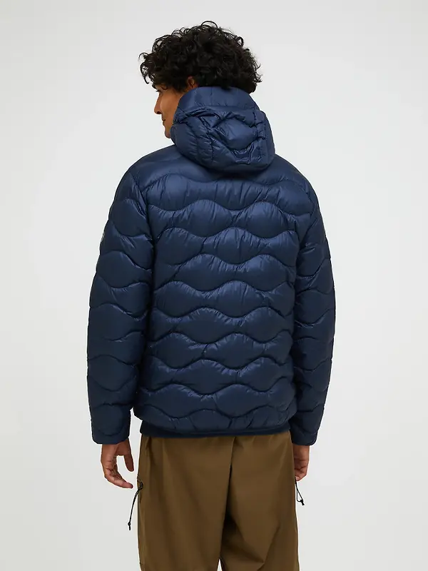 Peak Performance Men's Helium Down Hooded Jacket - Blue Shadow Image 5