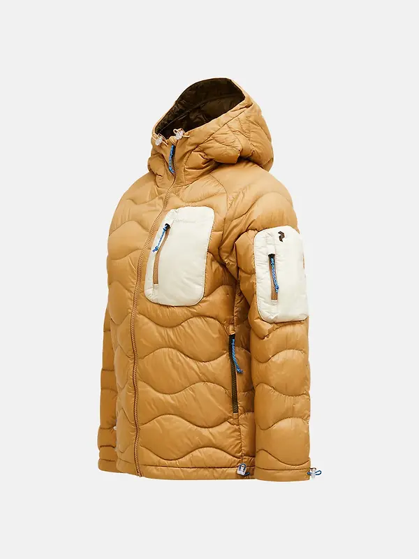 Peak Performance Women's Helium Utility Down Hooded Jacket - Sierra Sand/Sand Fog Image 9