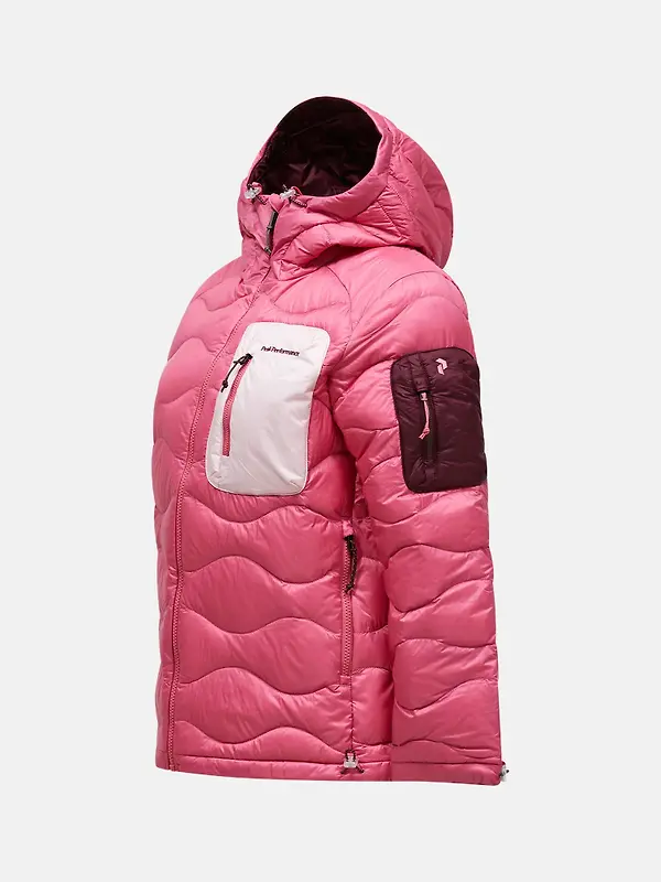 Peak Performance Women's Helium Utility Down Hooded Jacket - Mountain Blush/Frosted Blossom Image 8
