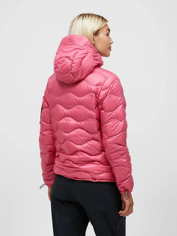 Peak Performance Women's Helium Utility Down Hooded Jacket - Mountain Blush/Frosted Blossom Image 5
