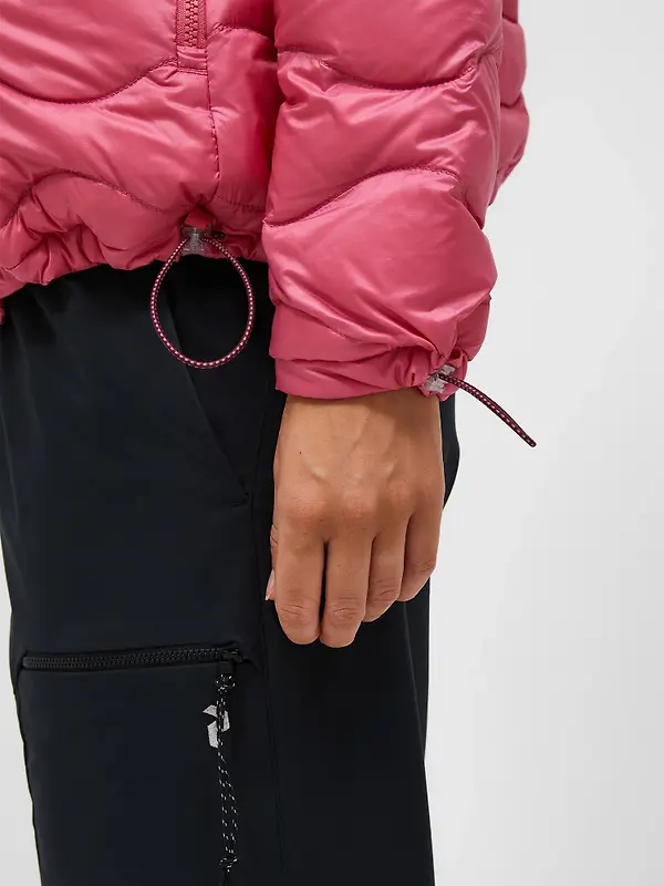 Peak Performance Women's Helium Utility Down Hooded Jacket - Mountain Blush/Frosted Blossom Image 4