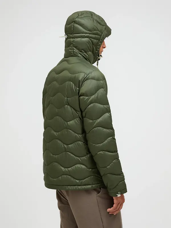 Peak Performance Men's Helium Utility Down Hooded Jacket - Pine Needle/Mosswood Image 5