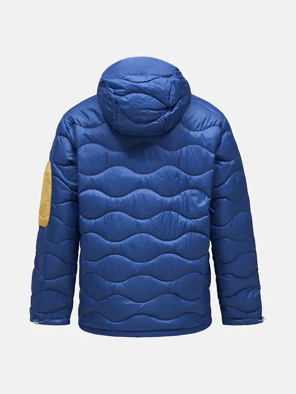 Peak Performance Men's Helium Utility Down Hooded Jacket - Summit Sky/Snowmelt Image 10