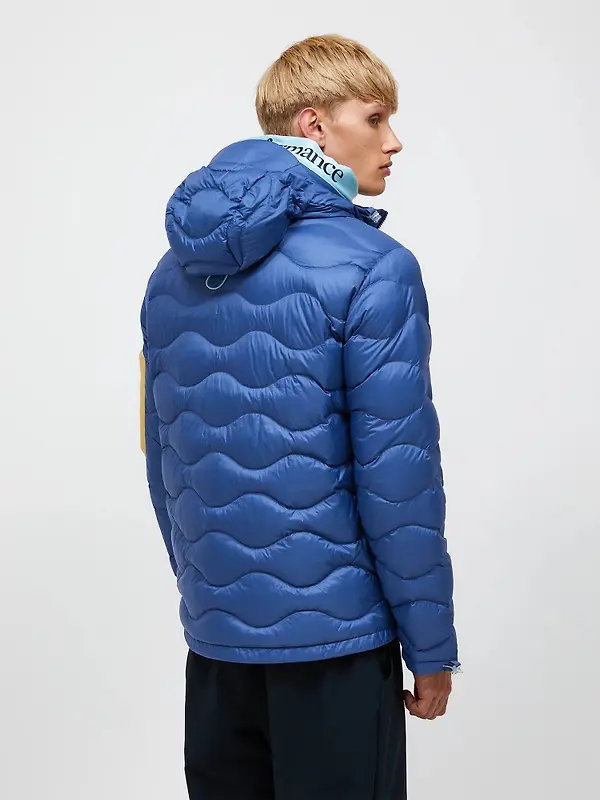 Peak Performance Men's Helium Utility Down Hooded Jacket - Summit Sky/Snowmelt Image 6