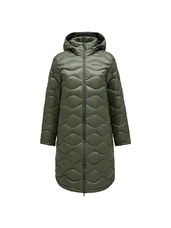 Peak Performance Women's Helium Down Coat - Pine Needle/Olive Extreme Image 1
