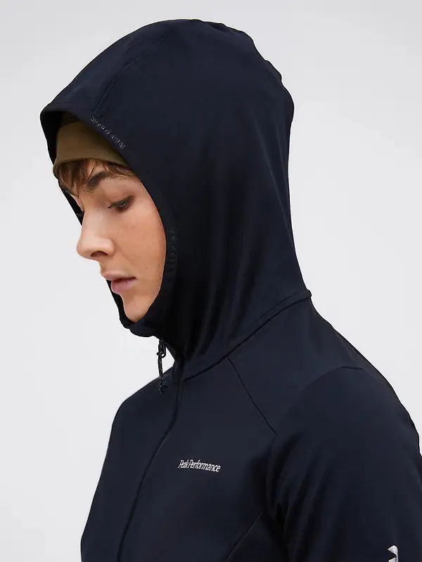 Peak Performance Women's Light Zip Hoodie - Black Image 3