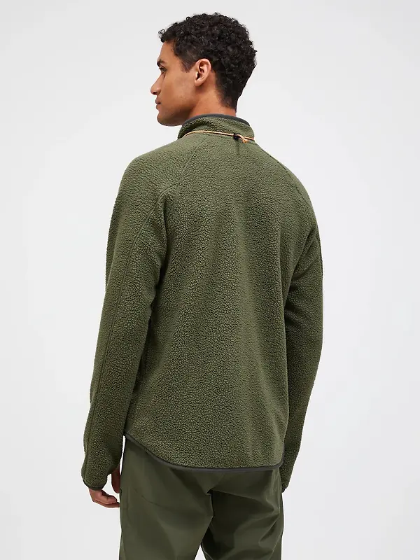 Peak Performance Men's Pile Zip Jacket - Pine Needle Image 4