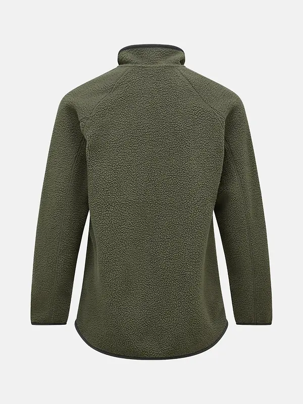 Peak Performance Men's Pile Zip Jacket - Pine Needle Image 8