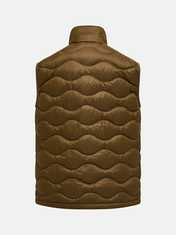 Peak Performance Men's Helium Utility Down Vest - Meadow Moss/Sierra Sand Image 8