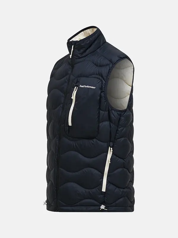 Peak Performance Men's Helium Utility Down Vest - Black/Sand Fog Image 3