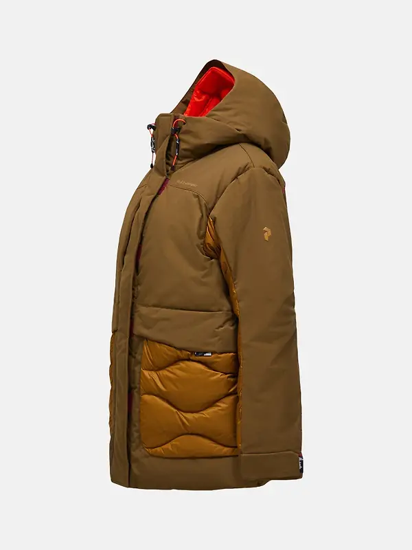 Peak Performance Women's Infusion Helium Down Parka - Meadow Moss/Earthy Summit Image 12