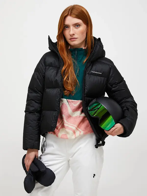 Peak Performance Women's Glissade Down Ski Jacket - Black Image 7