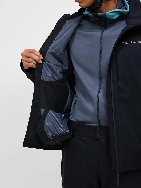 Peak Performance Men's Maroon HIPE® 2L Insulated Shell Jacket - Black Image 5