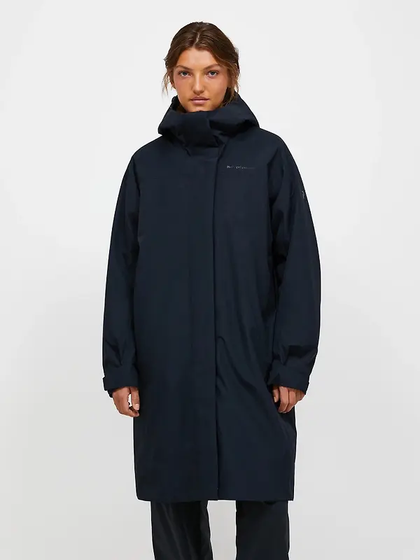 Peak Performance Women's Treeline HIPE® 2L Insulated Shell Parka - Black Image 2